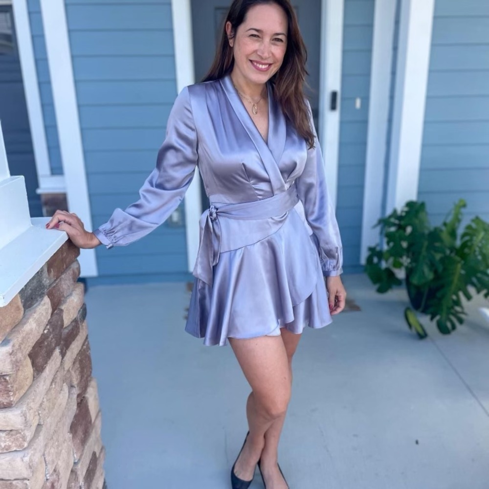 Adonis Mini Wrap Dress